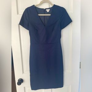 Blue JCrew Professional Dress